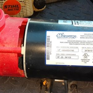 Water pump for jacuzzi tub or well